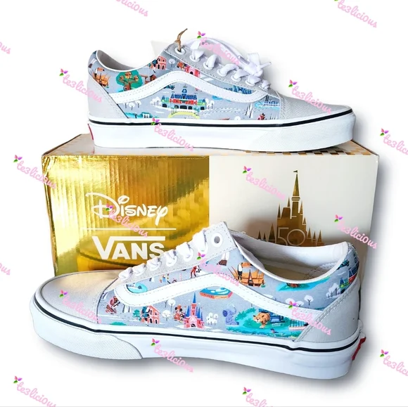 DISNEY WORLD 50TH ANNIVERSARY VANS SNEAKERS - Picture 2 of 7